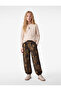 Cotton Floral Patterned Balloon Sweatpants