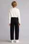 100% Cotton Barrel Fit Cargo Pocket Black Trousers for Boys I0677A826Au - 4