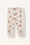 100% Cotton Basic Crew Neck Top Ensek Waist Bottom 2-Piece Pajama Set Baby Girl I1004A526Au - 7