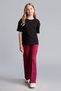 Okul Wide Leg Elastic Tie Waist Cotton Sweatpants Girls I1621A826Au - 4