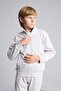 High Collar Zippered Pocket Sweat Cardigan Flexible Waist Jogger Sweatpants 2-Piece Set for Boys I6401A82 - 4
