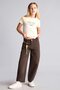 Baggy Fit Straight Leg Gabardine Trousers for Girls I1699A826Au - 2