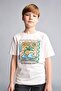 100% Cotton New Regular Fit Crew Neck Printed Short Sleeve T-Shirt for Boys H4338A826Hs - 3