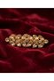 Gold-Colored Hair Clip with Gold Stones