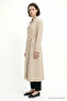 Belted Shirt Collar Stone Trench Coat 14030 - 3
