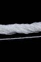 4 mm Milk White Pyramid Crystal Glass Beads 1 Strand - (85 Pieces)