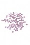 10 mm Pink Line Patterned Round Sewing Stone (150 Pieces)