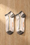 3 Pack Way Men's Booties Socks White - 2