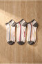 3 Pack Way Men's Booties Socks White