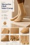 Mercerized Mesh Men's Socks Beige - 4