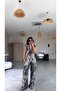Zebra Patterned Viscose Jumpsuit - 4
