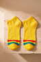 Men's Colorful Striped 5-Piece Booties Socks - 2