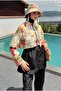 Patterned Short Hijab Swimsuit Garden Mix - 7