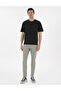 Black Comfort Fit 100% Cotton Crew Neck Basic T-Shirt 50306991-Vr046 - 4