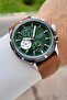 Gray Case, Brown Color Strap, Same as Pictured, 44 mm Men's Wristwatch