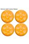 YELLOW 4 Pack /6 Pack Gilmore Cracker Golf Ball Markers, Premium Golf Accessories & Funny Golf Gifts - 8