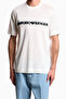 Men's Regular Fit Soft Textured Embossed Cotton Round Neck Short Sleeve White T-Shirt - 7