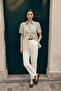 Embroidered Short Sleeve Shirt - Mint - 2