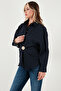 Cotton Regular Fit Brooch Detailed Long Sleeve Shirt Shirt 6834990 - 5