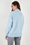 Premium Oversize Fit Turtleneck Soft Textured Knitwear Sweater Sweater 680Kz00469 - 7