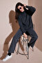 Premium Oversize Fit Turtleneck Soft Textured Knitwear Sweater Sweater 680Kz00469 - 2