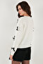 Premium Regular Fit Crew Neck Bow Detailed Knitwear Sweater Sweater 680Kz00155 - 7