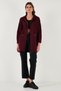 Modest Regular Fit Hooded Hijab Knitwear Cardigan Cardigan 4616176 - 2