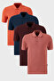 Cotton Regular Fit Buttoned Polo Neck 4 Pack t Shirt Men's t Shirt 5902127 S4