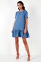 Crew Neck Skirt Tip Flounce Regular Fit Dress DRESS 611EL00520 - 5