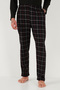 Plaid Cotton Regular Fit High Waist Crew Neck Pajama Set Men's Pajama Set 65740 - 6