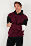 Cotton Relaxed Fit Hooded Inside Fuzzy Soft Ribbed Sweat Men's Sweat 5905299 - 3