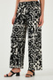 Patterned Standard Fit High Waist Wide Leg Pants Pants 5869019 - 4