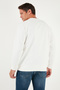 Cotton Stripe Detailed Relaxed Fit Crew Neck Sweat Men's Sweat 5901227 - 6
