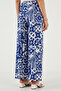 Patterned Standard Fit High Waist Wide Leg Pants Pants 5869019 - 7