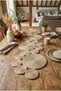 Natural Jute Wicker Runner, 120X30Cm, Merida Handmade Jute Rope Living Room Console Cover, Kitchen Table Cover, Ranır - 5
