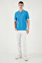 Cotton Regular Fit Stripe Detailed Buttoned Polo Collar 3-Pack t Shirt Men's t Shirt 5902118 - 5
