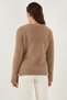 Premium Regular Fit V-Neck Double Belt Plush Cardigan Cardigan 680Hi00112 - 8