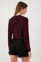 Regular Fit Crew Neck Ribbon Detailed Premium Cardigan Cardigan 680Hi00105 - 8