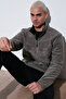 Regular Fit Anti-Pilling Non-Pilling Mock Neck Cold-Proof Fleece-Lined Fleece Men's Pola - 2