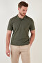 Cotton Regular Fit Buttoned Polo Neck 5'Li Package t Shirt Men t Shirt 590211827S5 - 6