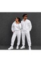 New Season Winter Premium 3 Thread Raised Half Zipper Sweat- 3 Thread Sweatpants 2 Piece Set - 2