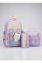 Premium Girls' 3-Piece School Bag Set Primary School Bag Lunch Bag - 8