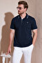 Cotton Regular Fit Stripe Detailed Buttoned Polo Collar 4-Pack t Shirt Men's t Shirt 5902118 - 3