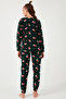 Standard Fit Crew Neck Pajama Set Pajama Set 6093735 - 7