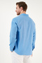 Cotton Regular Fit Buttoned Collar Shirt Men's Shirt Cf20S111871 - 6