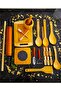Natural Wood Bamboo 21-Piece Rotating Rolling Pin, Mortar and Pestle, Trivet, Spoon, Ladle, Bamboo Cutting Board Bridal Set - 8
