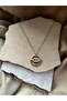 Necklace with Stones and Eye Charms - 5