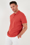 100% Cotton Regular Fit Buttoned Polo Neck T Shirt Men's Polo Neck T Shirt5902127 - 3