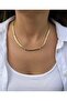 Thick Weave Gold Color Necklace