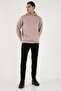 Regular Fit Hooded Kangaroo Pocket Fleece Lined Soft Sherpa Sweat Men's Sweat 5905281 - 2